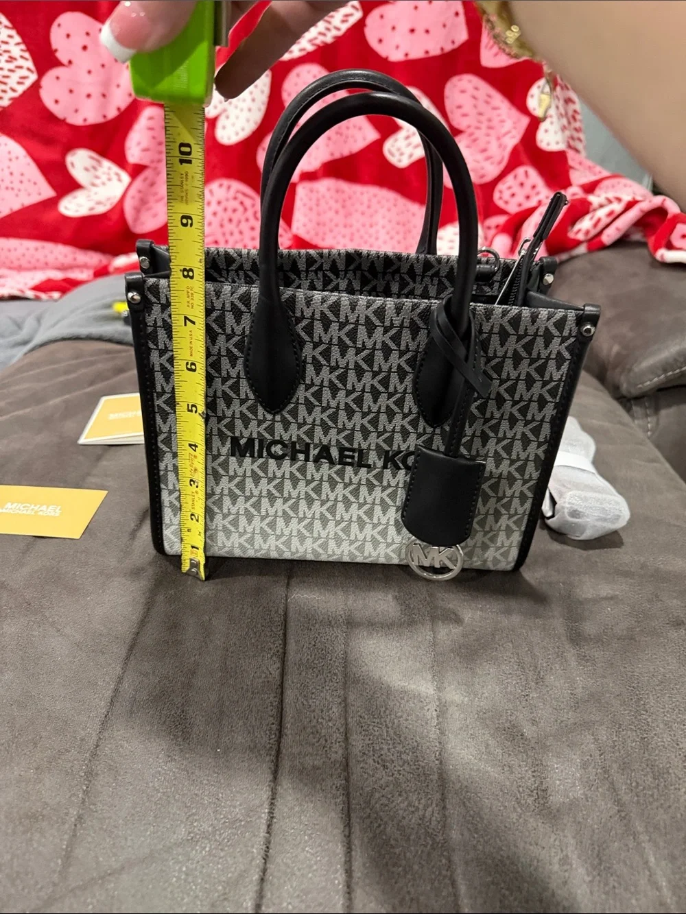Michael Kors Mirella Small Ombré Signature Logo Crossbody Bag
